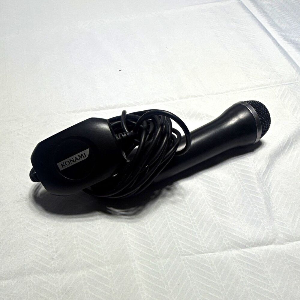 Logitech Wired Microphone w/ Adapter Module A-0234A for PS2 10ft Konami